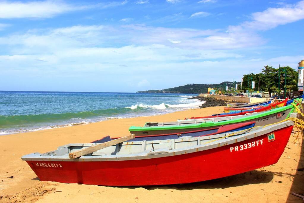 Summer All Year! Oceanfront With Pool A/C Aguadilla Eksteriør billede